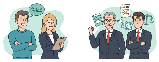 US VS THEM COMPLIANCE COMPARISON