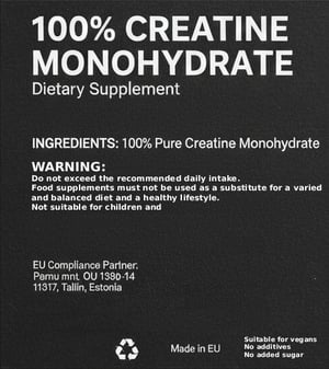 creatine label creatine label